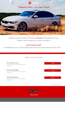 Prenotazione test drive